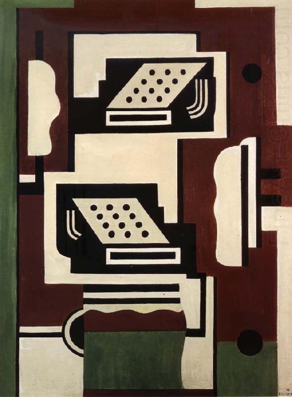 Composition aux Deux Machines a Ecrire, Fernard Leger